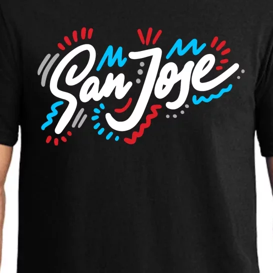 San Jose Hand Drawn Logo Pajama Set