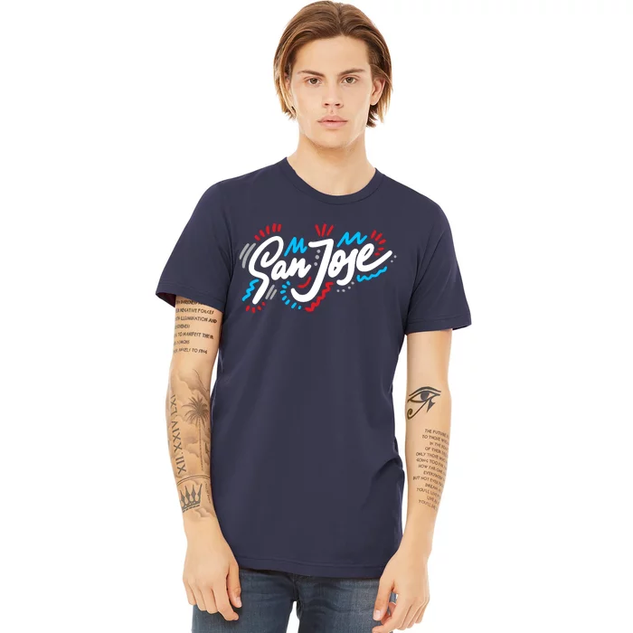 San Jose Hand Drawn Logo Premium T-Shirt