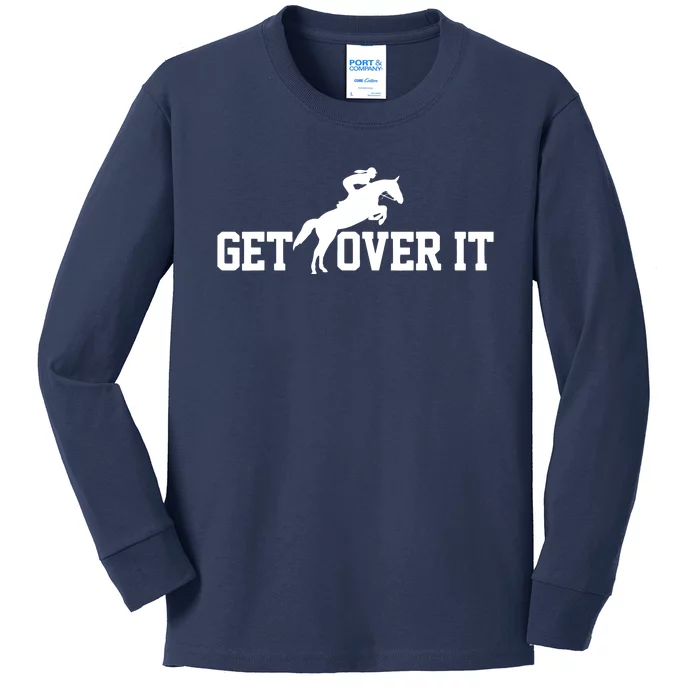 Show Jumping Horse Show Gift Equestrian Rider Kids Long Sleeve Shirt