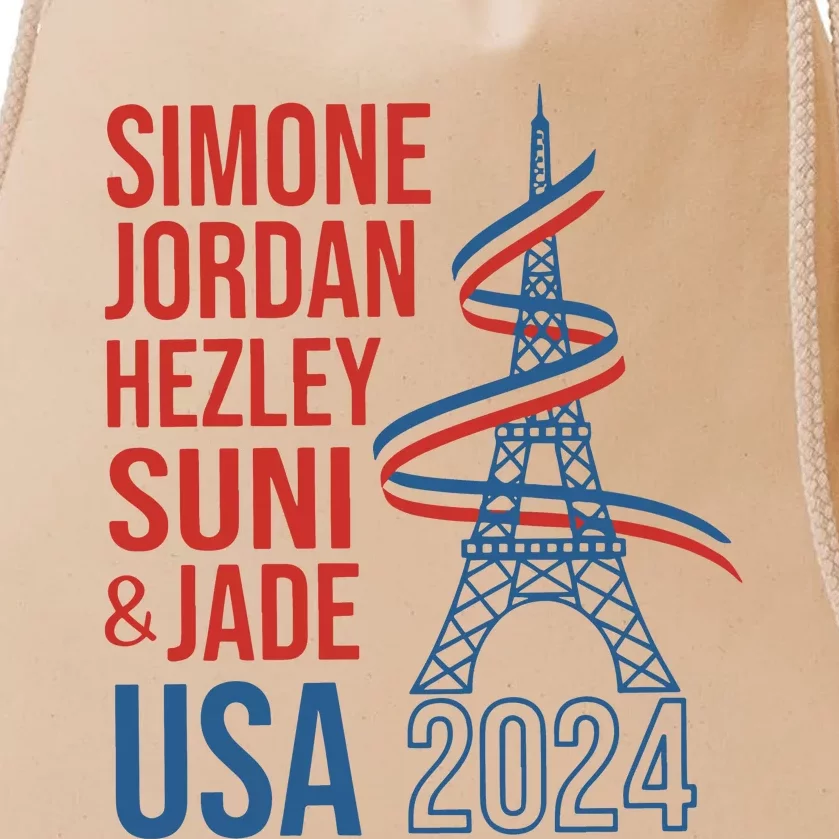 Simone Jordan Hezley Suni & Jade Usa Paris 2024 Drawstring Bag