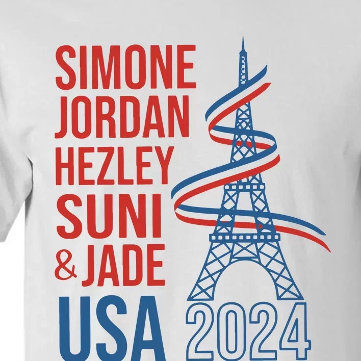 Simone Jordan Hezley Suni & Jade Usa Paris 2024 Tall T-Shirt