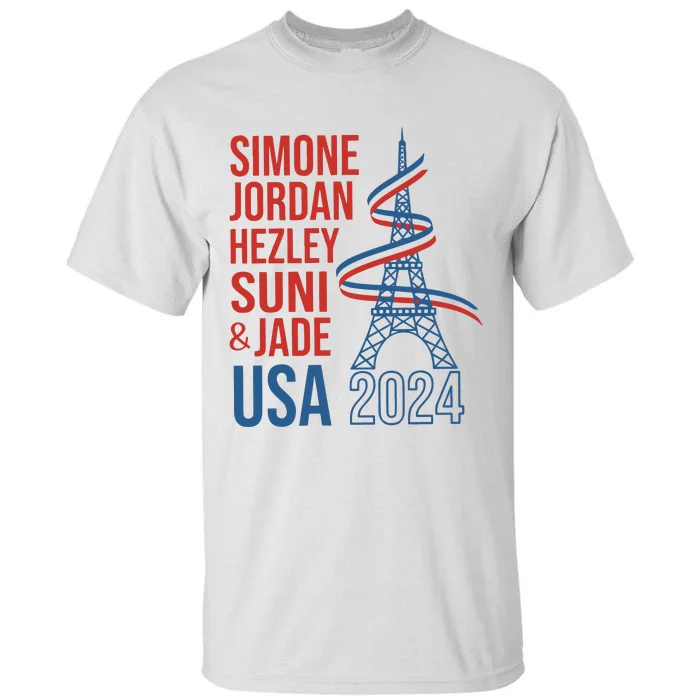 Simone Jordan Hezley Suni & Jade Usa Paris 2024 Tall T-Shirt