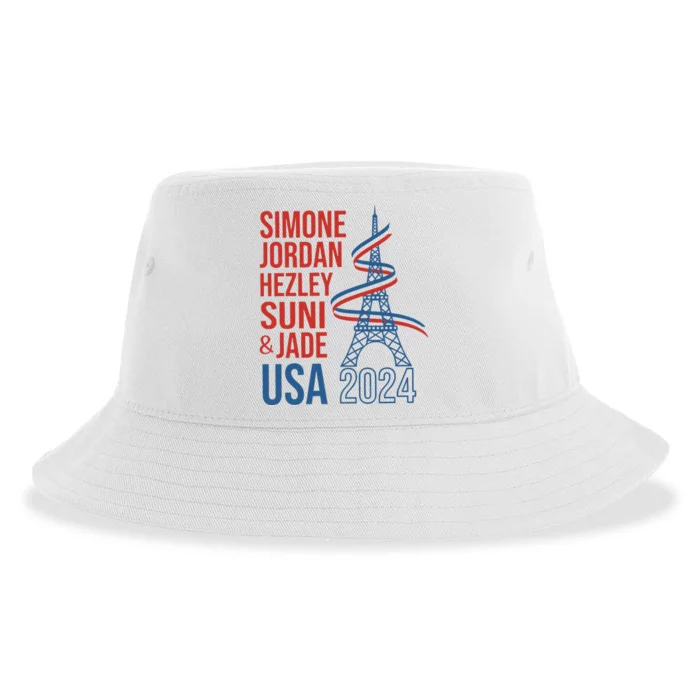 Simone Jordan Hezley Suni & Jade Usa Paris 2024 Sustainable Bucket Hat