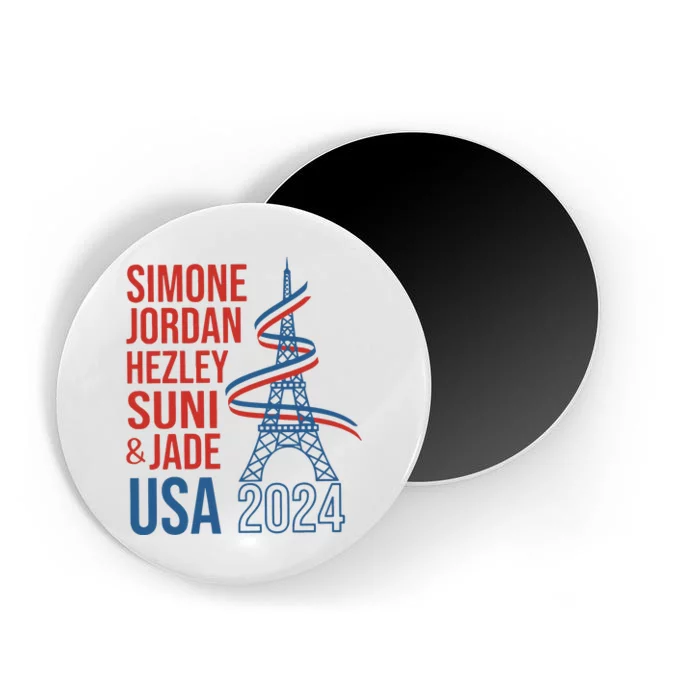 Simone Jordan Hezley Suni & Jade Usa Paris 2024 Magnet