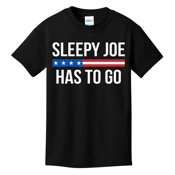 Sleepy Joe Has To Go Kids T-Shirt