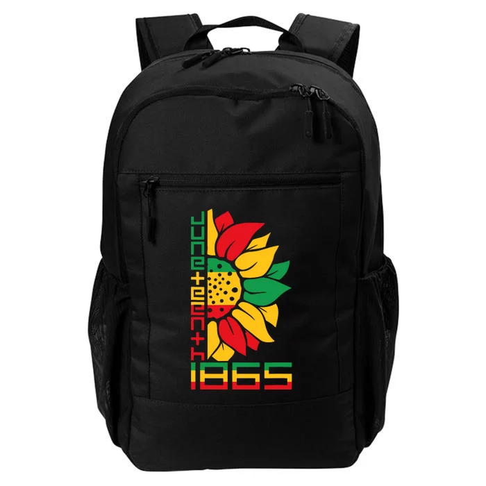 Sunflower Juneteenth Indepedence Day Black African American Daily Commute Backpack