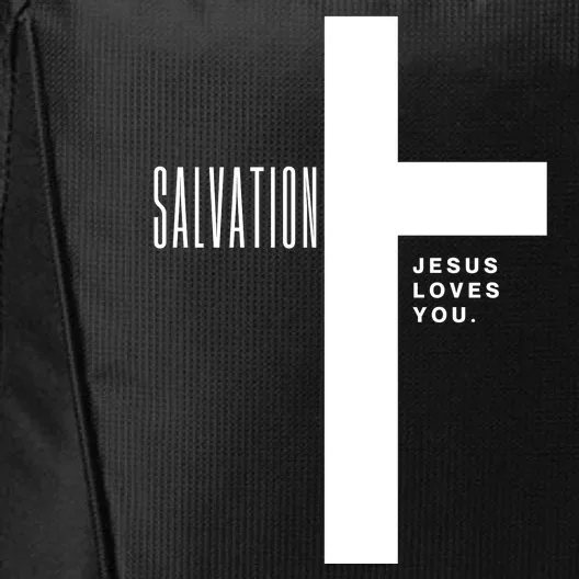 Salvation Jesus Loves You Cross City Backpack