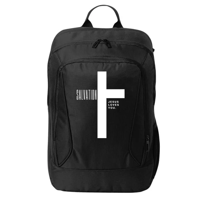 Salvation Jesus Loves You Cross City Backpack