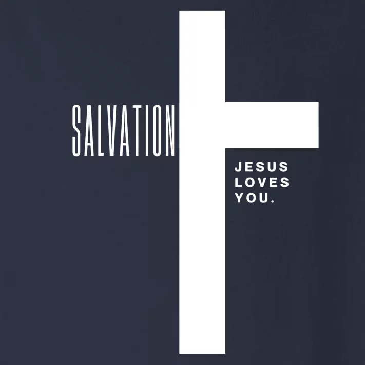 Salvation Jesus Loves You Cross Toddler Long Sleeve Shirt