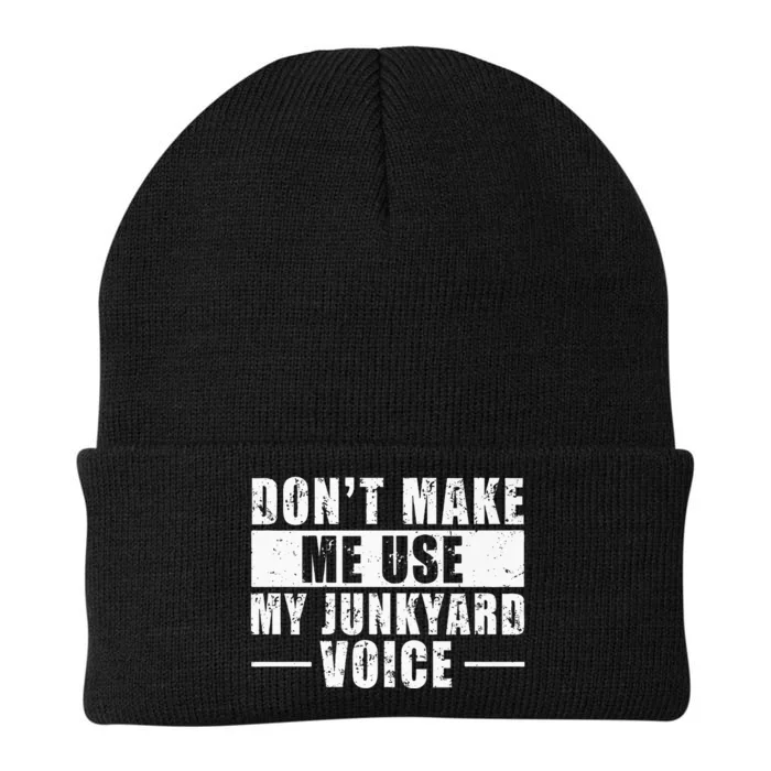 Scrapyard & Junkyard Life Quote For A Junk Yard Scrapper Knit Cap Winter Beanie