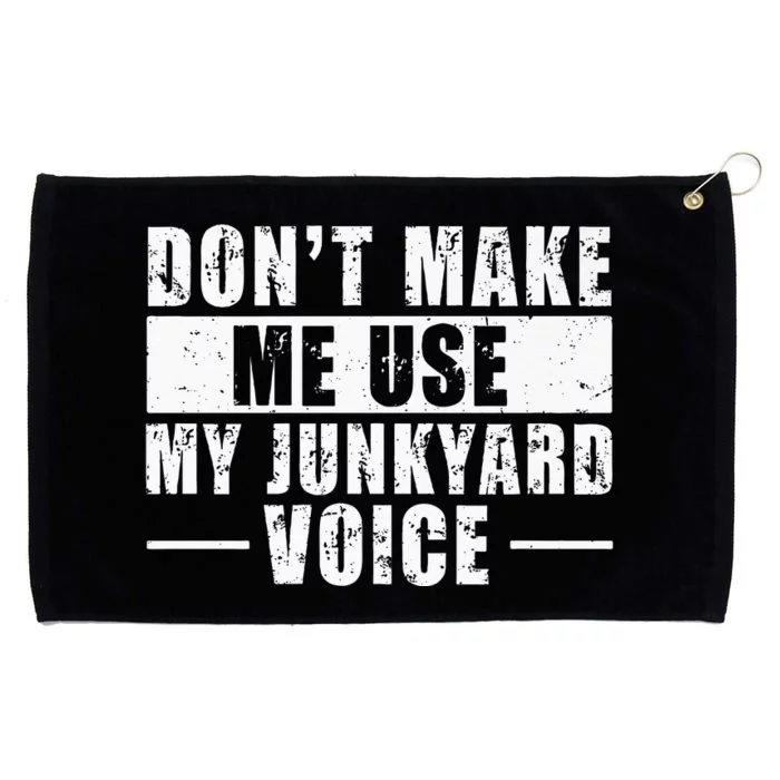 Scrapyard & Junkyard Life Quote For A Junk Yard Scrapper Grommeted Golf Towel