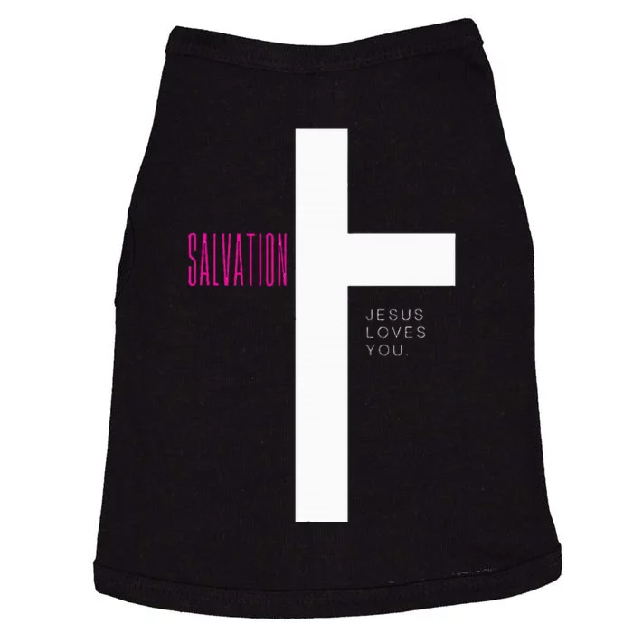 Salvation Jesus Loves You Doggie Tank