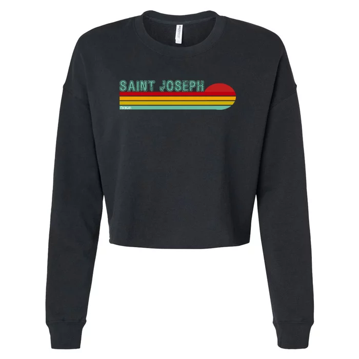 Saint Joseph Michigan Cropped Pullover Crew