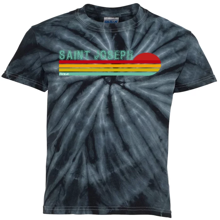 Saint Joseph Michigan Kids Tie-Dye T-Shirt