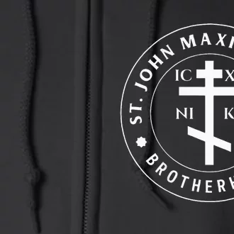 St John Maximovitch Brotherhood Full Zip Hoodie