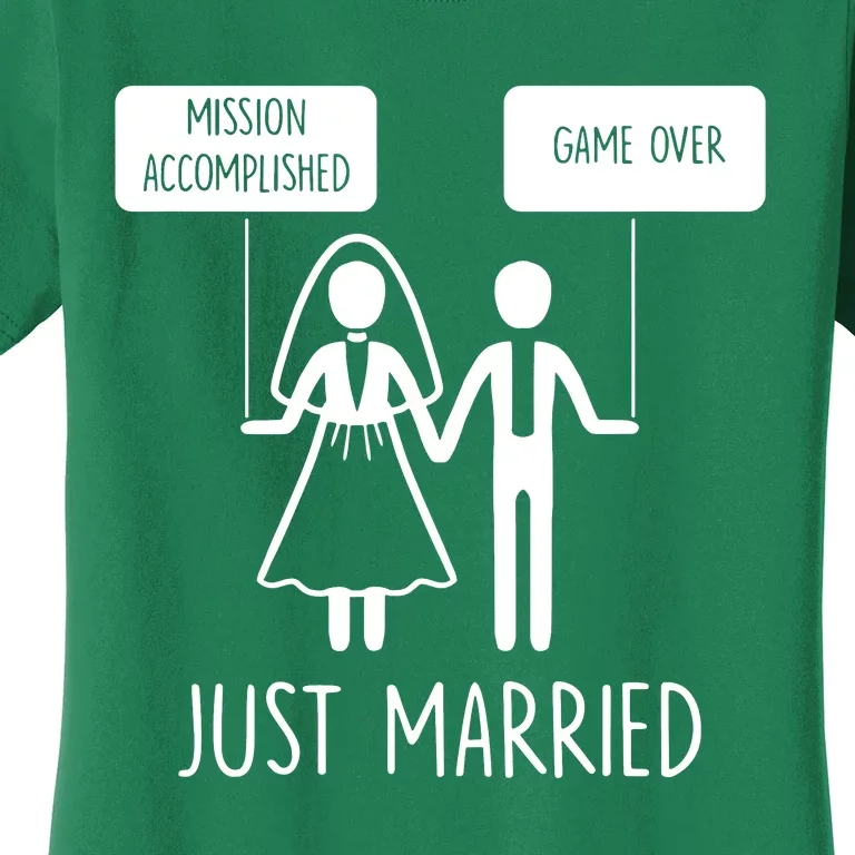 Sayings Just Married Game Over Bride Women's T-Shirt