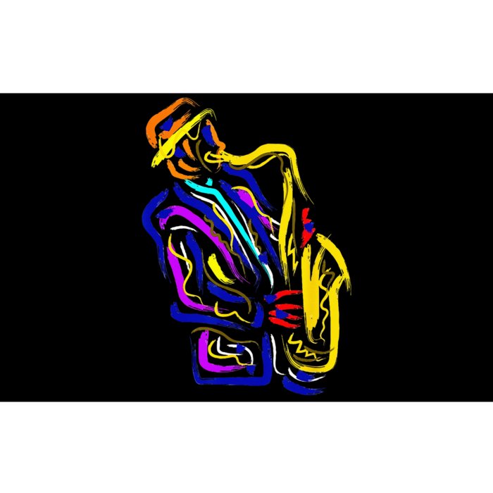 Saxophonist Jazz Musician Gift Idea Saxophone Bumper Sticker