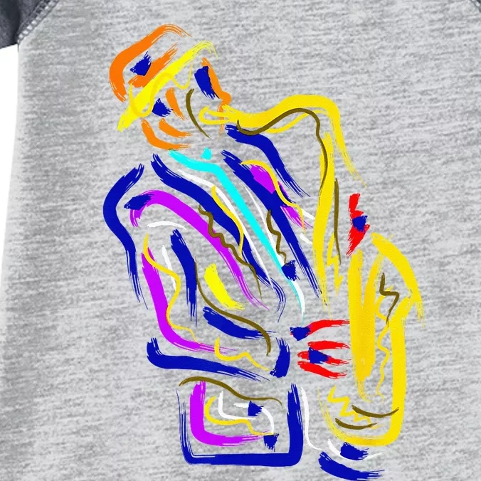 Saxophonist Jazz Musician Gift Idea Saxophone Infant Baby Jersey Bodysuit