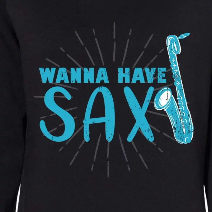 Saxophone Jazz Musician Funny Gift Sax Saxophonist Gift Womens California Wash Sweatshirt