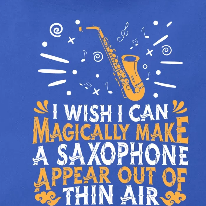 Saxophone Jazz Musician Player Gift Magical Sax Saxophonist Meaningful Gift Zip Tote Bag