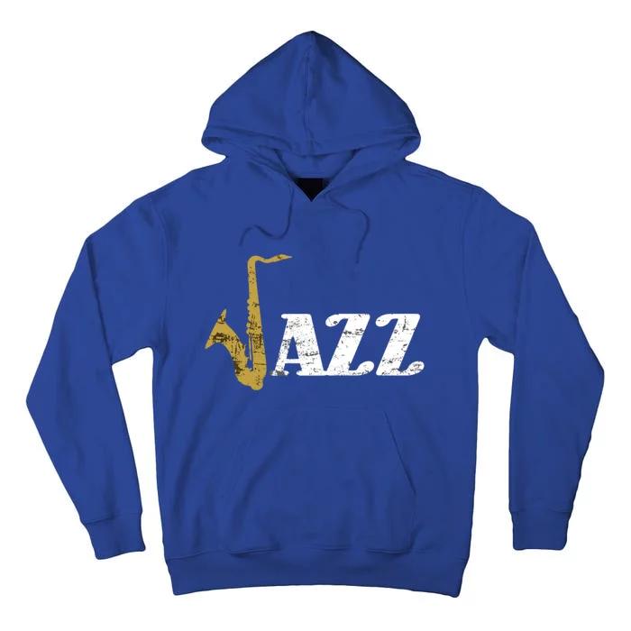 Saxophone Jazz Musician Dad Gift Fathers Day Sax Cool Gift Tall Hoodie