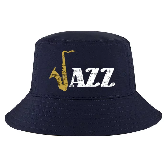 Saxophone Jazz Musician Dad Gift Fathers Day Sax Cool Gift Cool Comfort Performance Bucket Hat