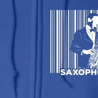 Saxophonist Jazz Music Musician Sax Funny Gift Saxophone Gift Full Zip Hoodie