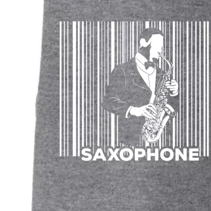 Saxophonist Jazz Music Musician Sax Funny Gift Saxophone Gift Doggie 3-End Fleece Hoodie