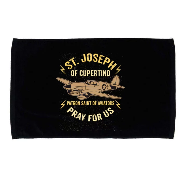 St. Joseph Of Cupertino Saint Of Pilots Aviators Microfiber Hand Towel