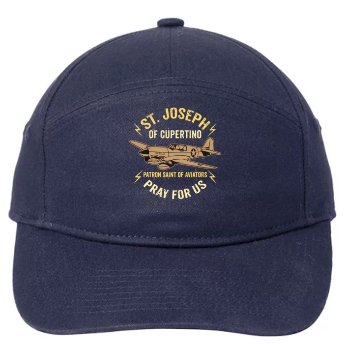 St. Joseph Of Cupertino Saint Of Pilots Aviators 7-Panel Snapback Hat