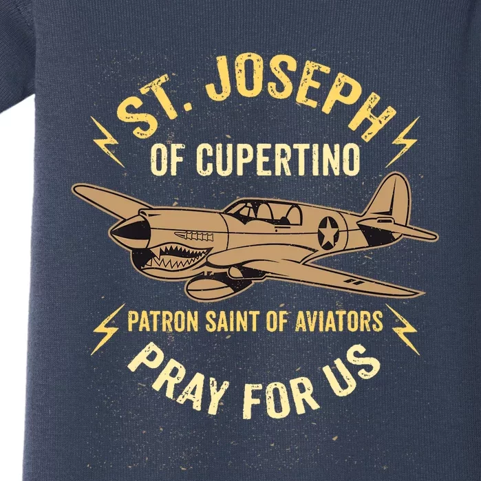 St. Joseph Of Cupertino Saint Of Pilots Aviators Baby Bodysuit