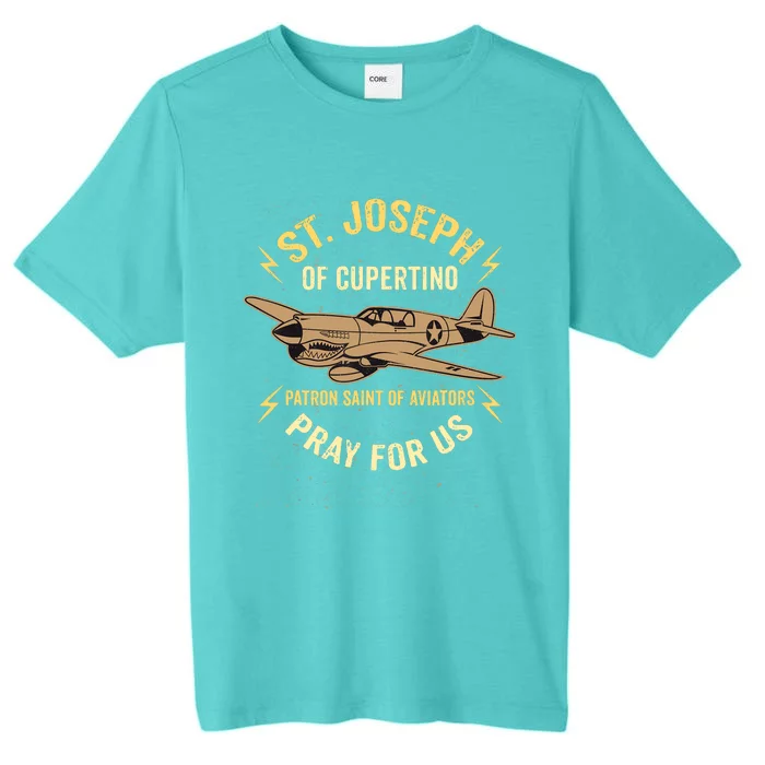 St. Joseph Of Cupertino Saint Of Pilots Aviators ChromaSoft Performance T-Shirt