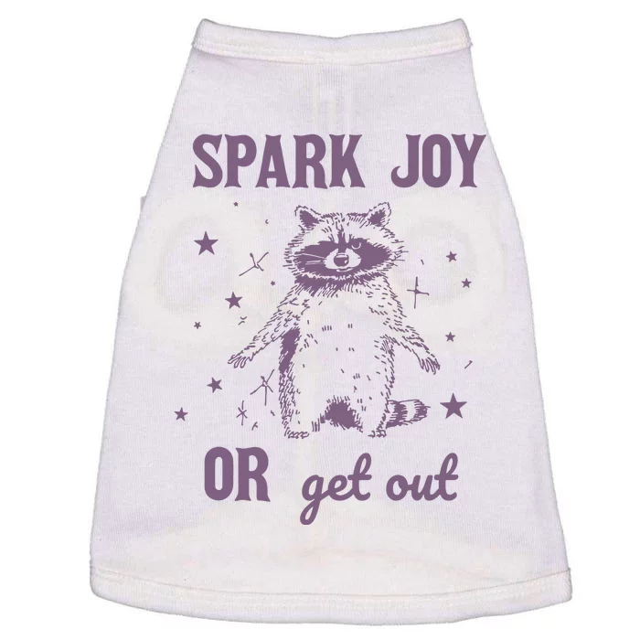 Spark Joy Or Get Out Vintage Doggie Tank