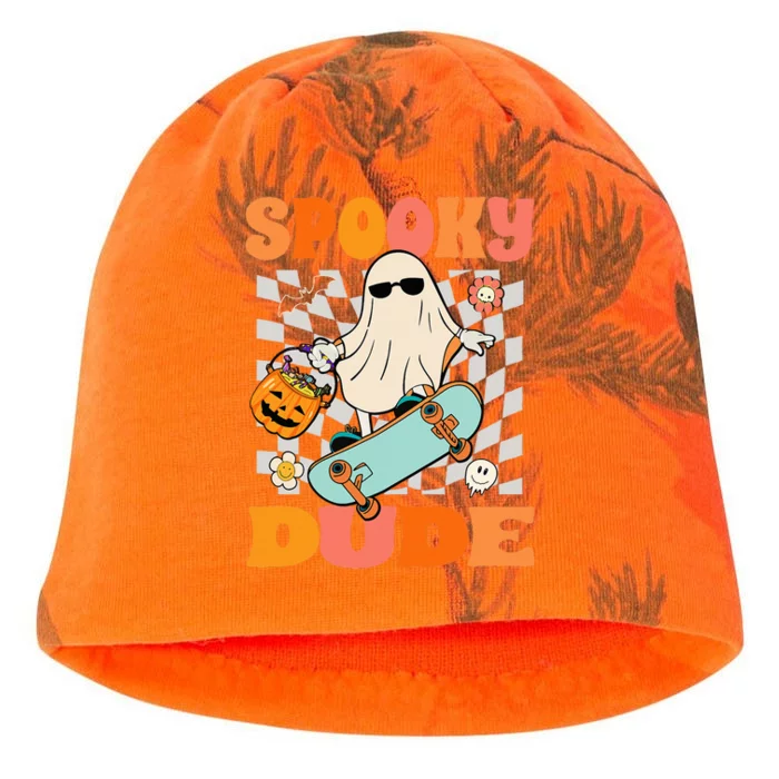 Spooky Jack O Lantern Halloween Costume for Skateboarders Kati - Camo Knit Beanie