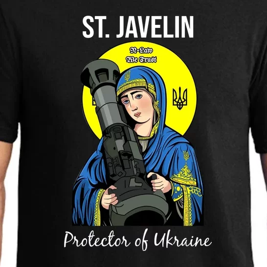 St. Javelin Protector Of Ukraine Support Stand With Ukraine Pajama Set