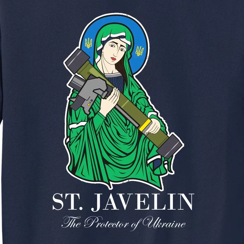 St. Javelin Protector Of Ukraine Tall Sweatshirt