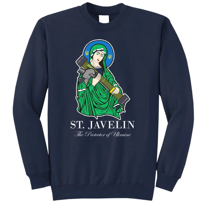 St. Javelin Protector Of Ukraine Tall Sweatshirt