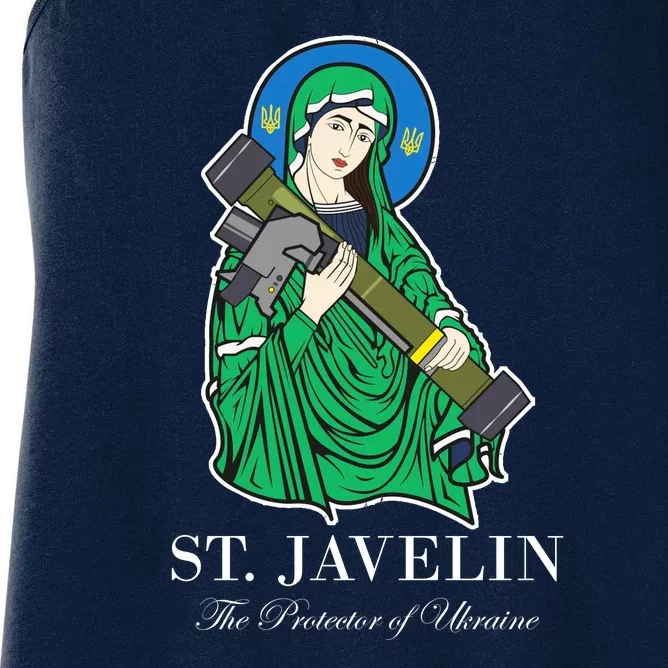 St. Javelin Protector Of Ukraine Women's Racerback Tank