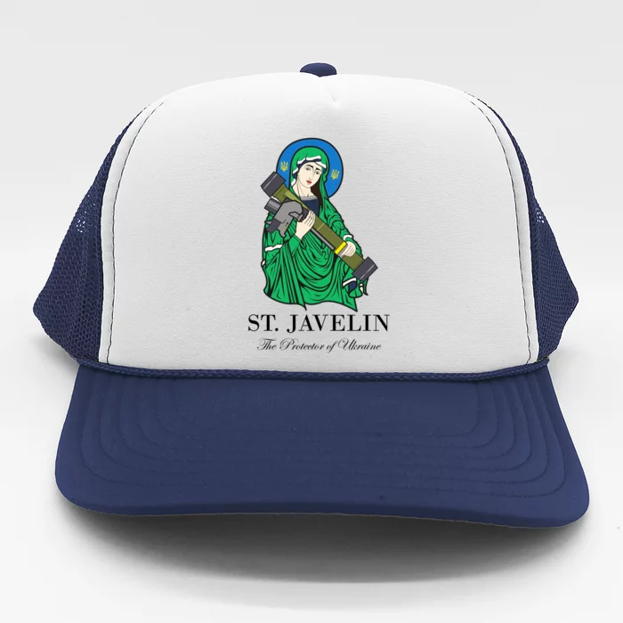 St. Javelin Protector Of Ukraine Trucker Hat