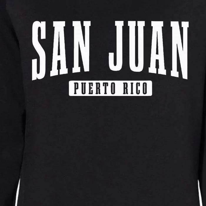 San Juan Puerto Rico Pride Puerto Rican Boricua Womens California Wash Sweatshirt