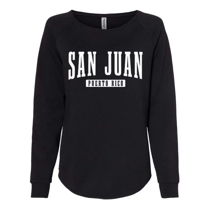 San Juan Puerto Rico Pride Puerto Rican Boricua Womens California Wash Sweatshirt