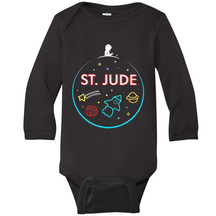 St. Jude Patient Ty Rocket New Baby Long Sleeve Bodysuit