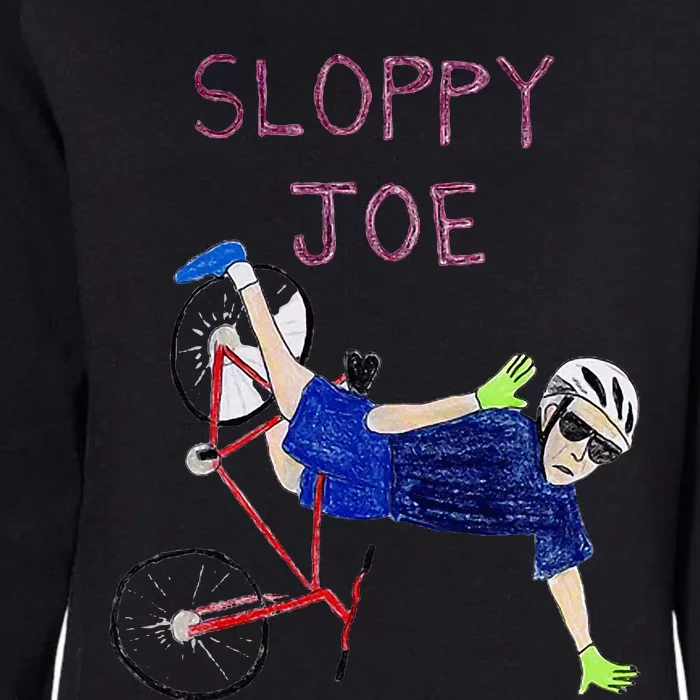 Sloppy Joe Running The Country Is Like Riding A Bike Womens California Wash Sweatshirt