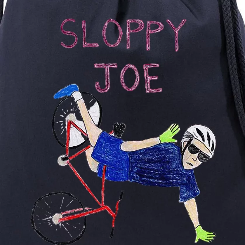 Sloppy Joe Running The Country Is Like Riding A Bike Drawstring Bag