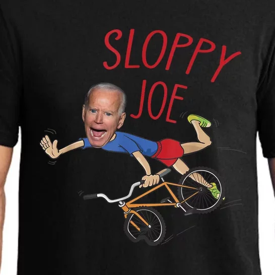 Sloppy Joe Running The Country Is Like Riding A Bike Pajama Set