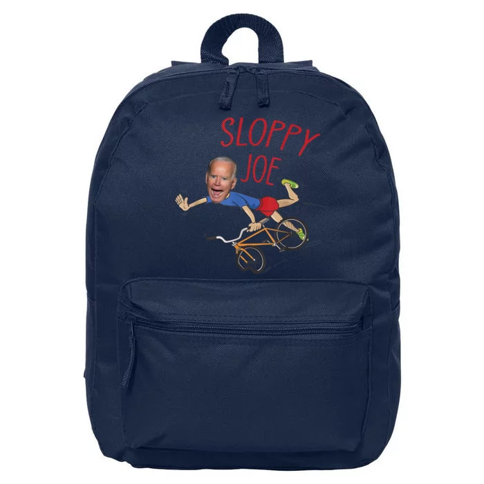 Sloppy Joe Running The Country Is Like Riding A Bike 16 in Basic Backpack