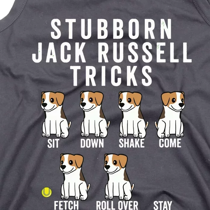 Stubborn Jack Russell Terrier Tricks Shirts Dog Gift Tank Top