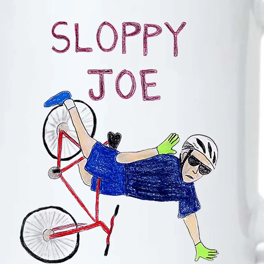 Sloppy Joe Running The Country Is Like Riding A Bike Black Color Changing Mug