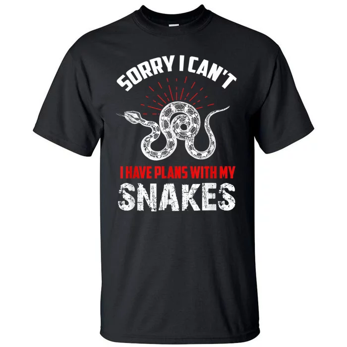 Snake Joke Snake Lover Saying Snake Collector Gift Tall T-Shirt