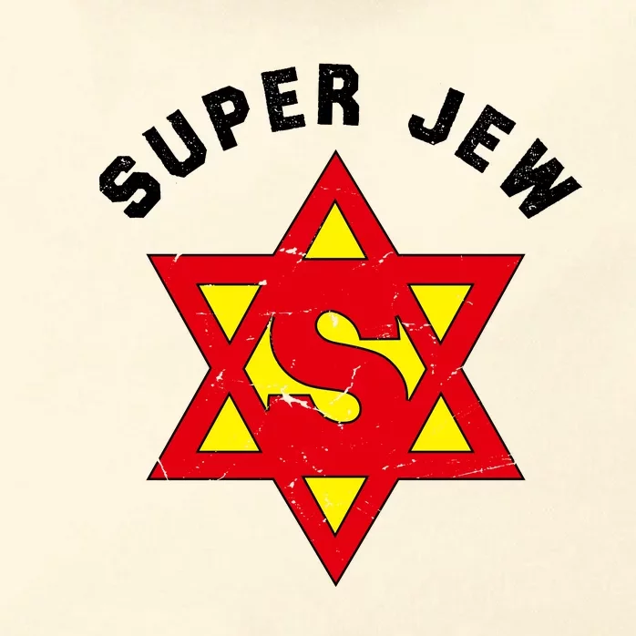 Super Jew Shirt Funny SuperJew Zip Tote Bag